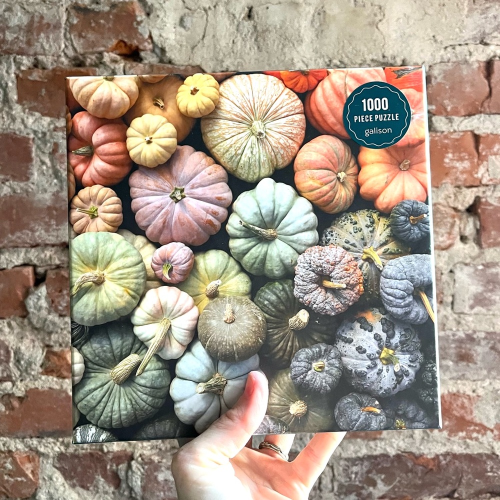 Galison 1000 Piece Heirloom Pumpkin Jigsaw Puzzle